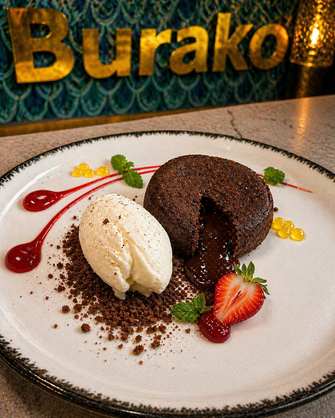 Volcán de chocolate
